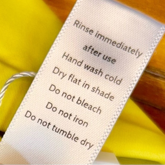 NWT Andie Swim Cheeky Bottom in Yellow, Medium Rise, High Leg Cut, XL - Picture 10 of 14